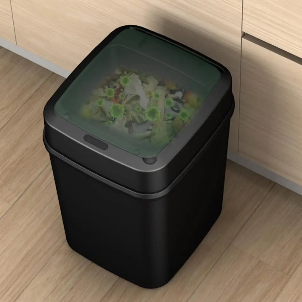 Smart Waste Bin  Practical Moistureproof Automatic Smart Sensor Waste Baskets  Waterproof Smart Trash Can