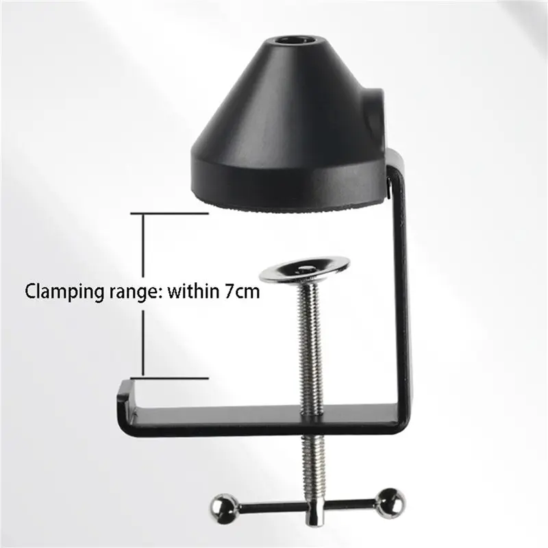 ABUE-4X Heavy-Duty Metal Table Mounting Clamp Cantilever Bracket Clamp For Microphone Suspension Boom Scissor Stand