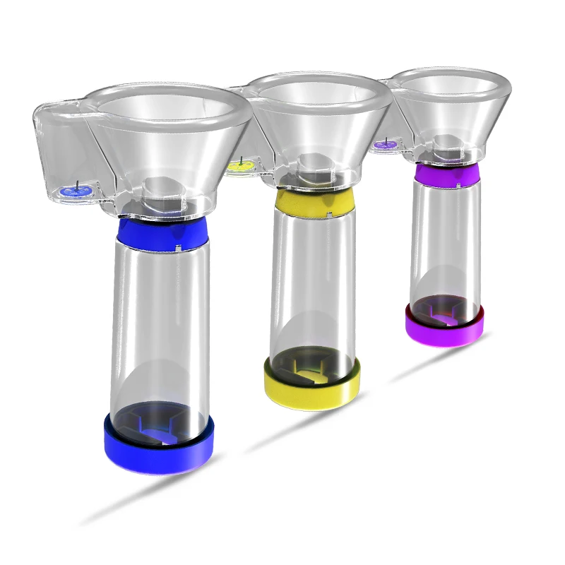 

Portable Medical Supplies Nasal Steam Asthma Inhaler Bottle Aerochamber