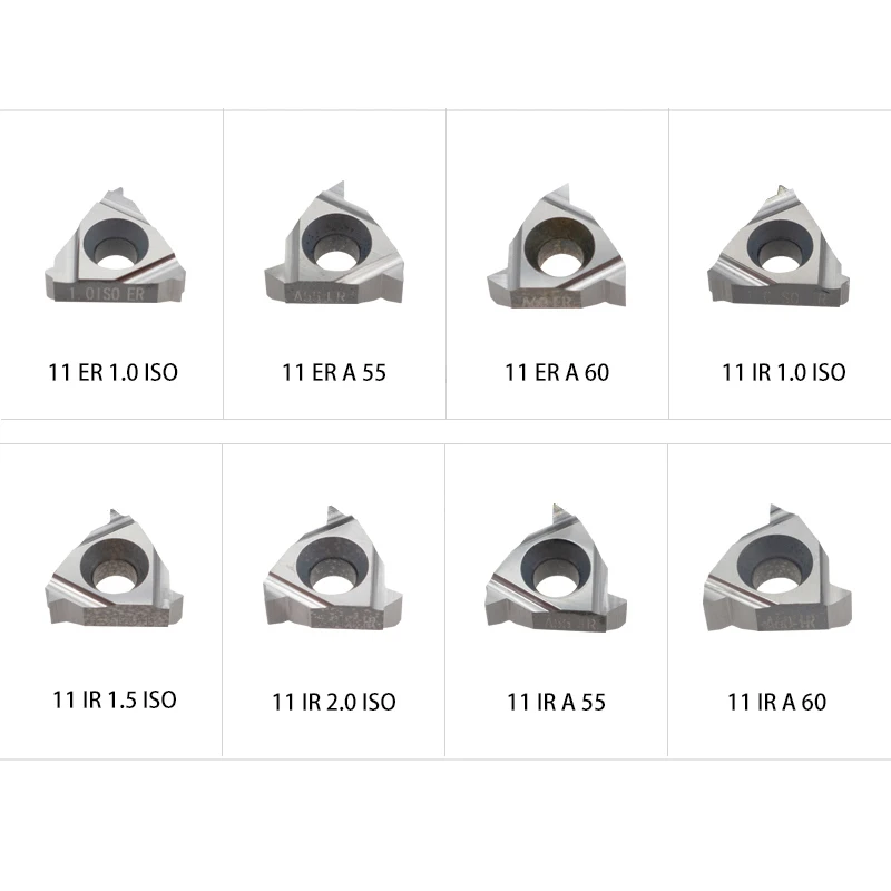BEYOND 11ER 11IR 16ER 16IR A55 A60 AG55 AG60เกลียวคาร์ไบด์แทรกสำหรับอลูมิเนียมทองแดง11 16 ER IR 1.0 1.5 1.25 1.75 ISO