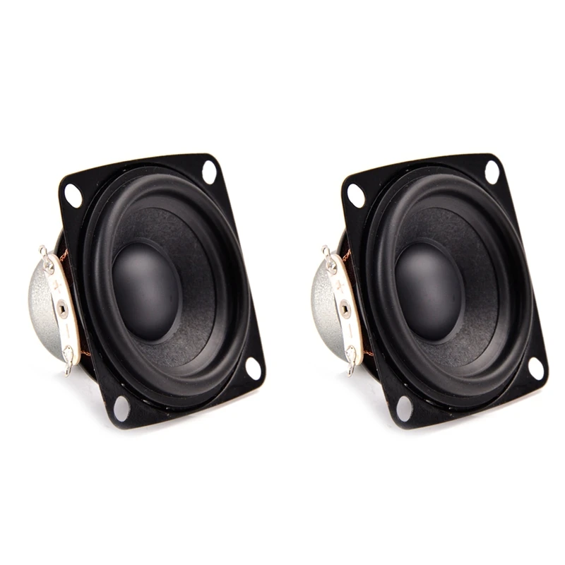 2Pcs 52Mm Full Range Speakers 4 Ohm 10W Flat Arc Double Magnetic Bluetooth Speaker