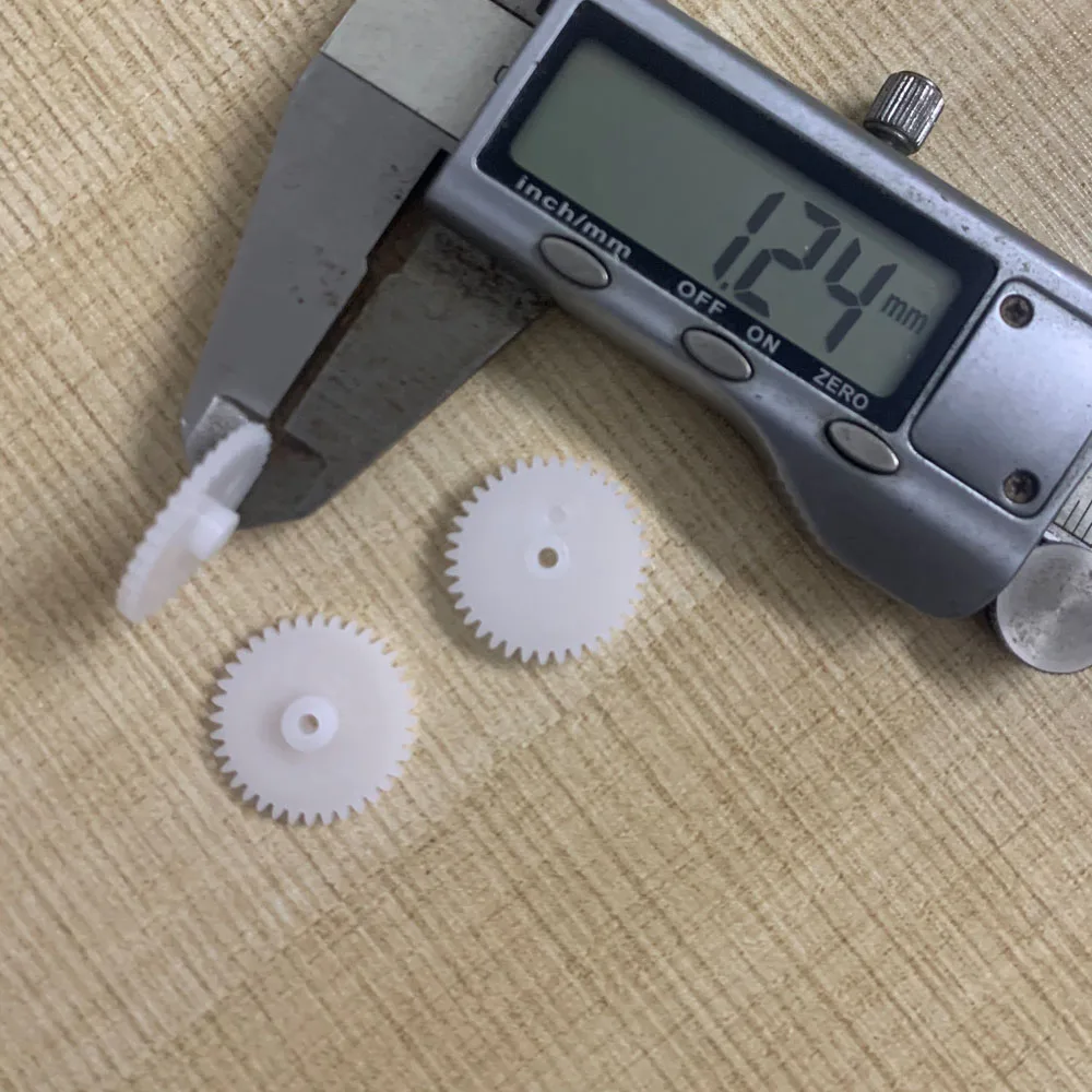 [50Pcs/Lot] 0.5M 36T Plastic Spur Gear 1.95MM 2mm Tight Aperture DIY Model Accessories for Hobbyist Assemblies 362A 36 Teeth 2A