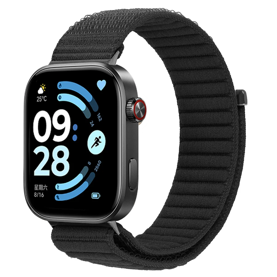 Nylon Loop Band voor Redmi Watch 4 5 6 Bandje Verstelbare Sport Vervangende Correa Armband voor Xiaomi Mi Band 10/9/8 Pro Bandje