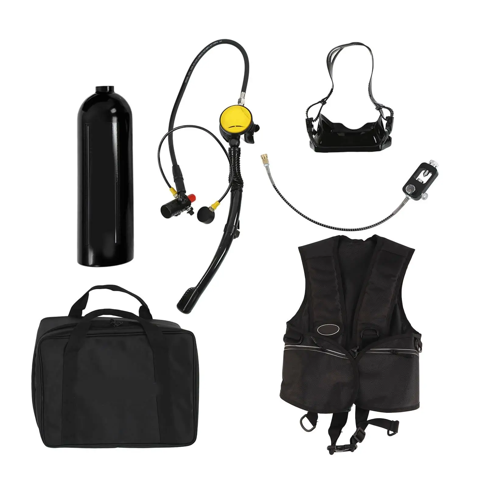 

DS‑2000 2L Oxygen Tank Diving Set with Goggles