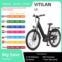 Vitilan L5 Electric Bike 750W Motor 48V 13AH Battery 20*4.0-inch Tires 45km/h Max Speed 65km Max Range Mechanical Disc Brake
