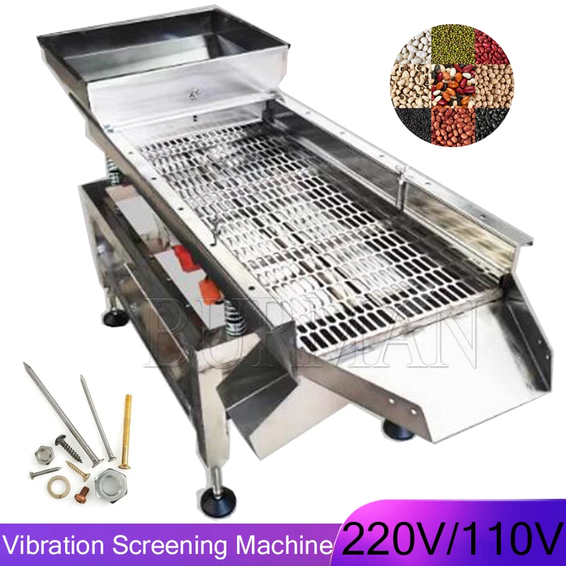 Coffee Grading Machine Linear Vibrating Screen Coffee Bean Linear Vibro Sieve Separator Machine