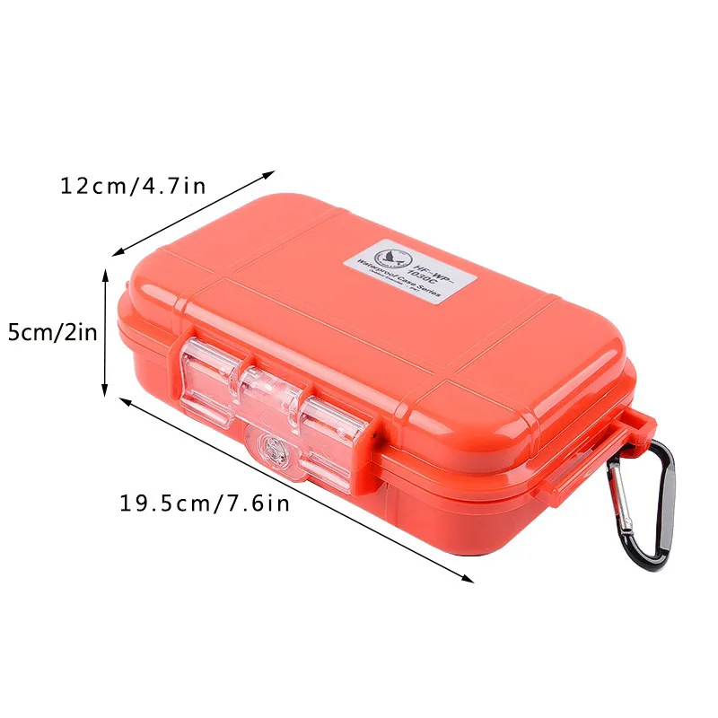 EDC Survival Boxes Case IP67 Waterproof Shockproof Anti Pressure Adjustable Outdoor Portable Camping Storage Gear