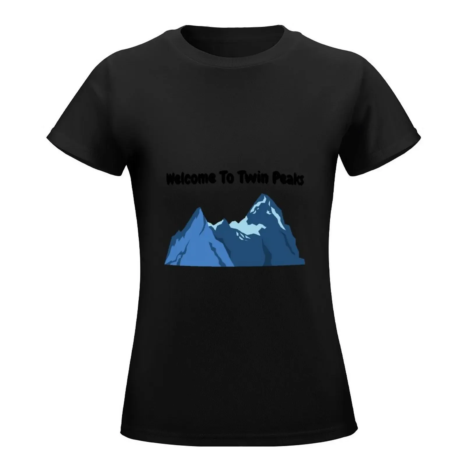 Welcome To Twin Peaks T-Shirt tees anime clothes animal print shirt for girls t shirts for Women