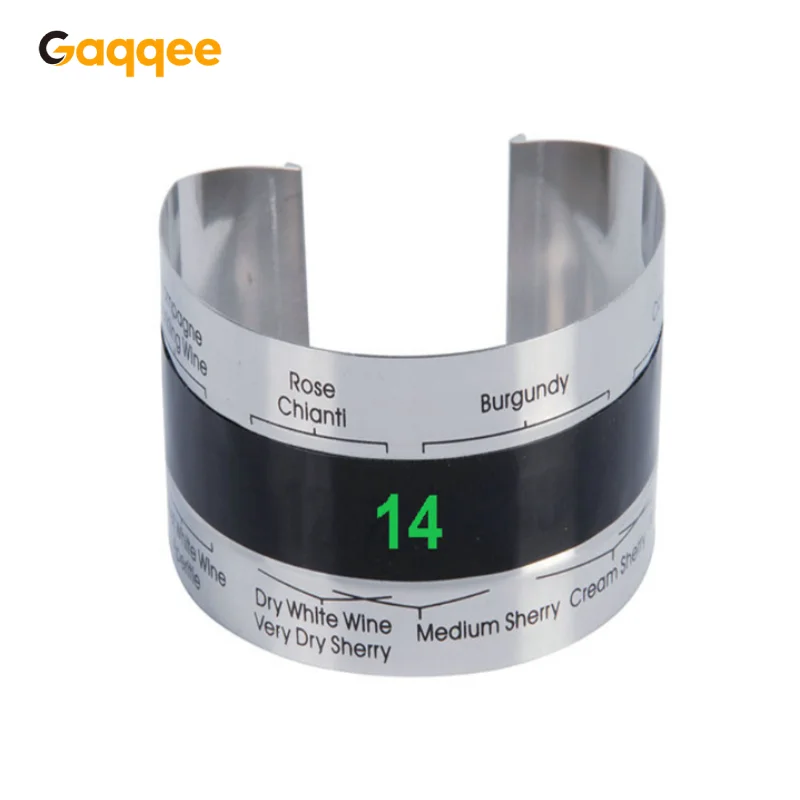 

Цифровой термометр для красного вина, измеритель температуры из нержавеющей стали с ЖК дисплеем, 4-24 градуса по Цельсию