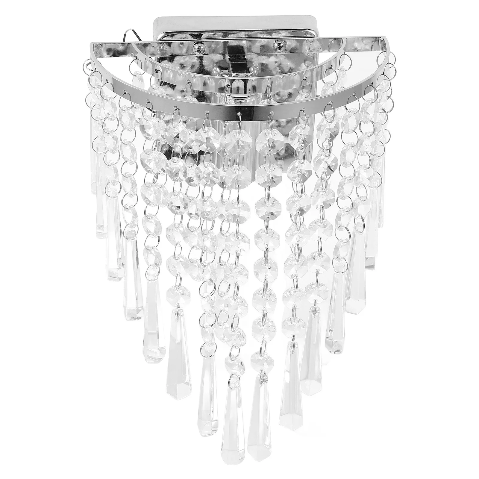 

Modern Crystal Wall Light Beautiful Bedroom Living Room Decoration Lightweight Proper Size LED Wall Mount Stick-on Light