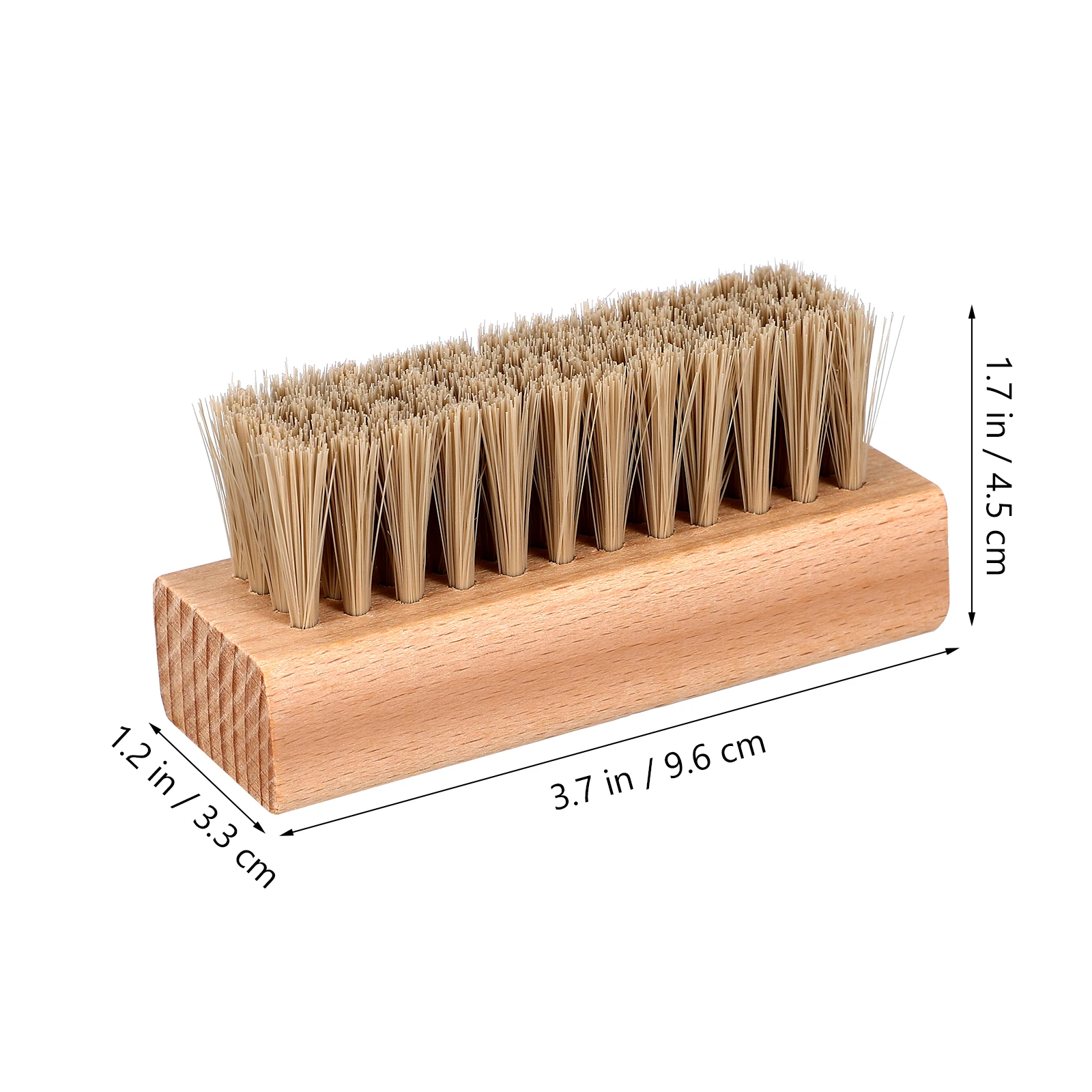 

10 pcs Shoe Brush Set Premium PP Bristles Wood H Cleaning Polish Kit for Shoes Sneakers Boot Care Home Use