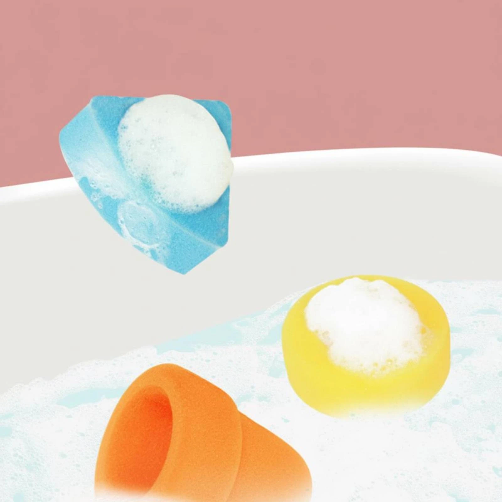 Ice Cream Foam Creator Decorative Lettering Ice Cream Bath Toy Bath Bubble Toy Sensory Play Easy to Clean for Children
