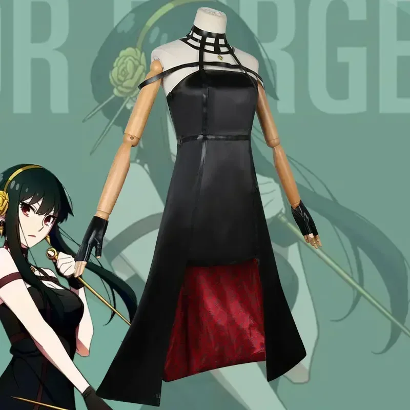 Yor Forger Cosplay Long Sweater Costume Anime Spy Family Women's Wear High Quality Roleplay Outfit Hot Sale New Arrival Fashion