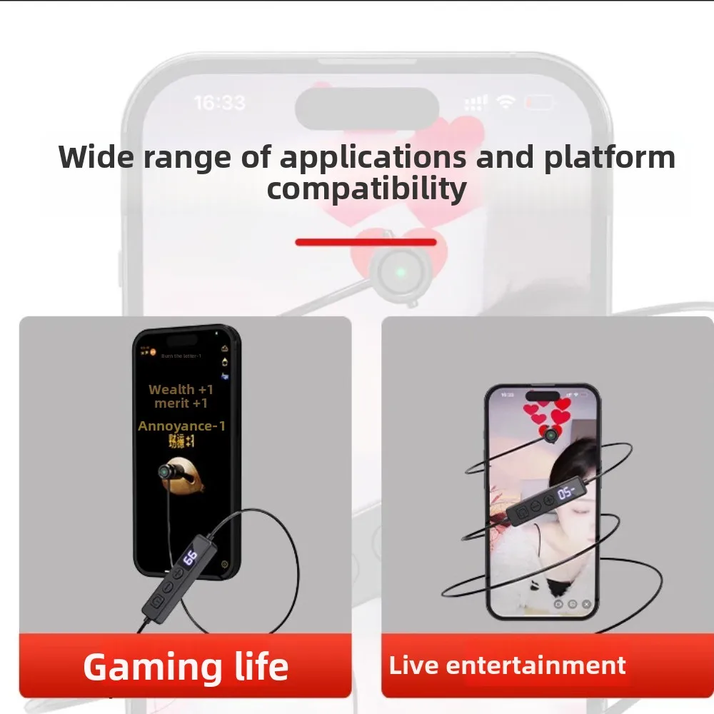 Digital Display Screen Auto Clicker Multiple Gears USB Auto Clicker Device Portable Phone Tap Auto Like Tap Device Phone Apps