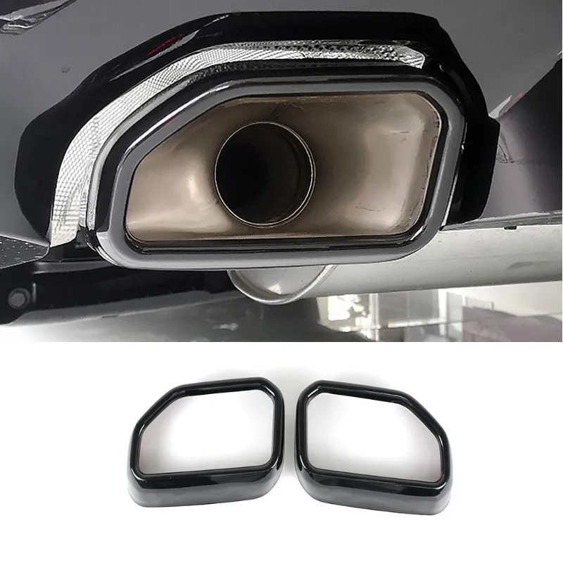 

Накладка на выхлопную трубу из нержавеющей стали для BMW X3 G01 G08 2022, внешние аксессуары