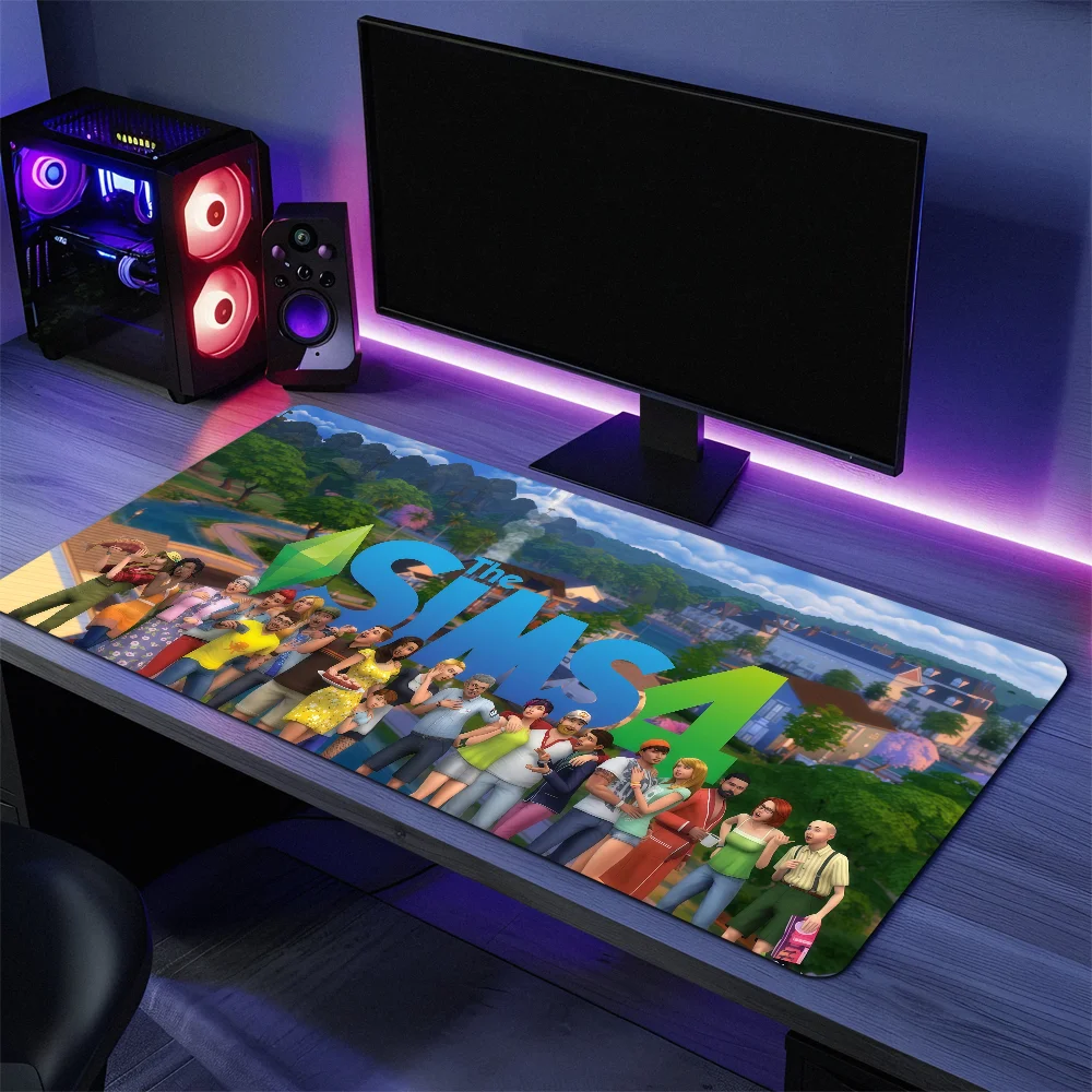 ماوس 4 وسادات لعبة مضادة للفرش منزل مخصص مريح مكتب مطاطي كبير مكتب المغامرة حصيرة لوحة المفاتيح Sims PC عدم الانزلاق