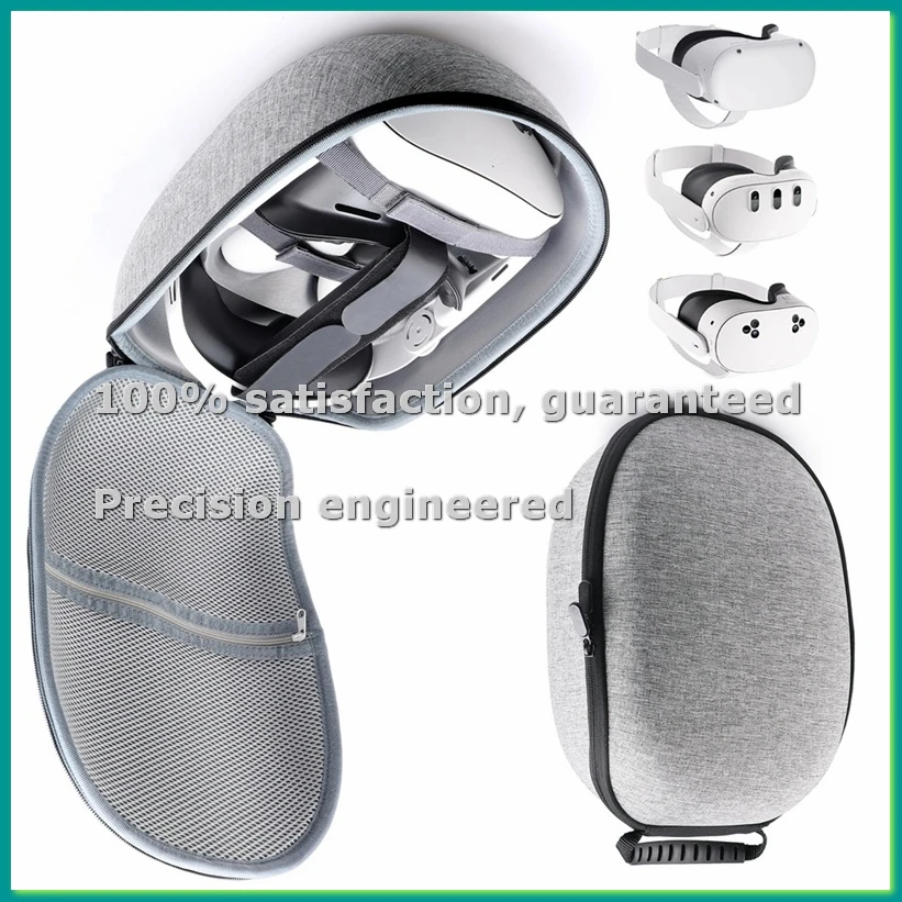 

Сумка для хранения VR-гарнитур, совместимая с 3s/Quest 3, из материала EVA, портативная, подходит для различных VR-гарнитур - PZZW