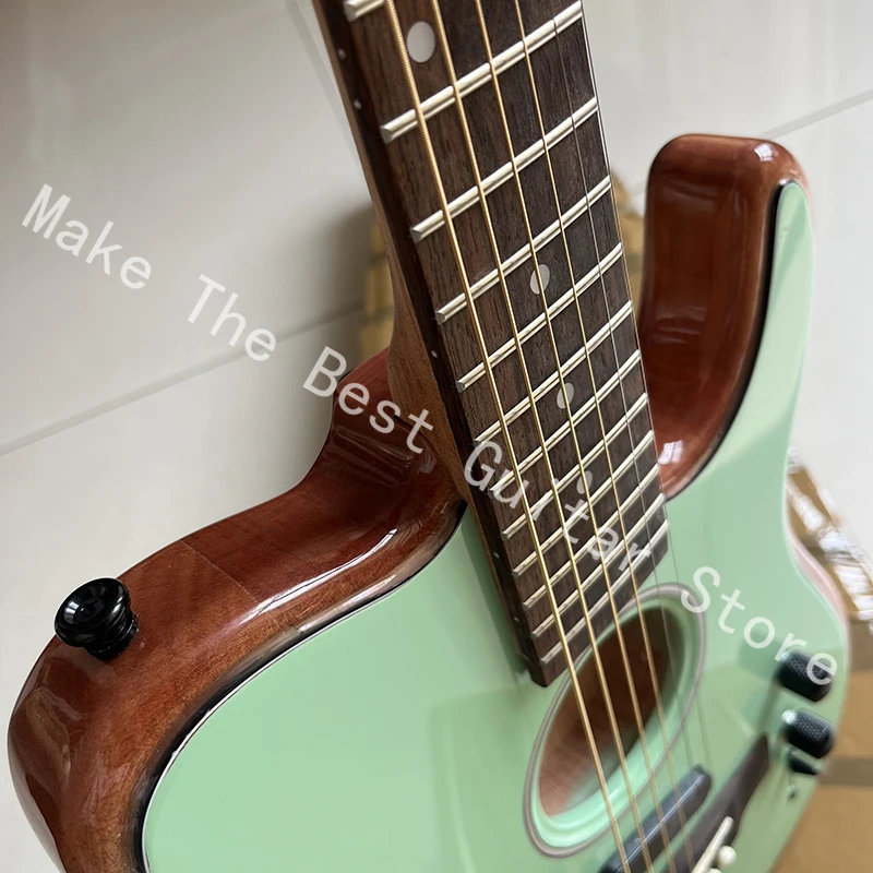 Electric wood guitar, single piece pickup, quality assurance, professional level, fast delivery.