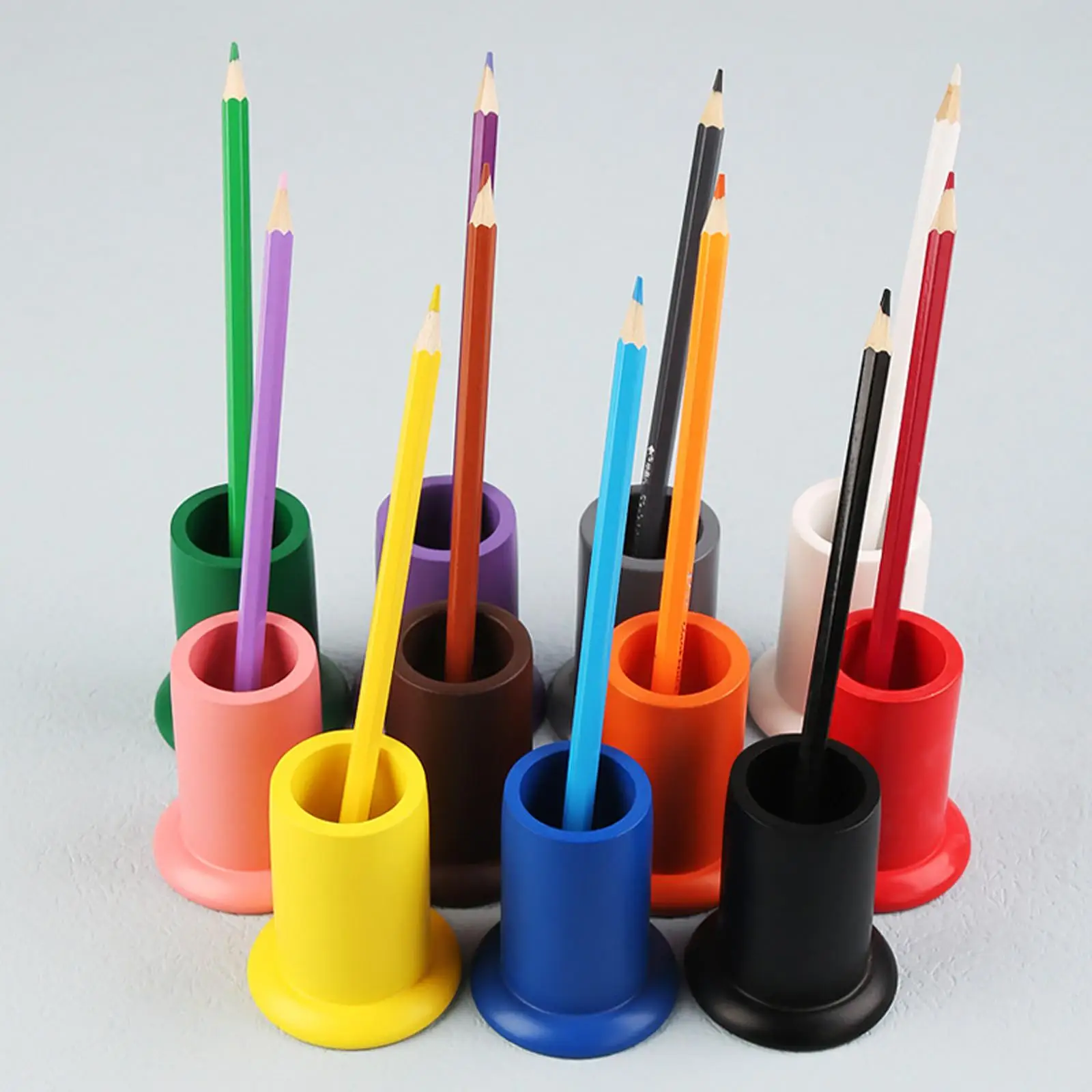 Porte-crayons de couleur Montessori pour tout-petits, pot pour enfants, activités d'apprentissage alth, 11