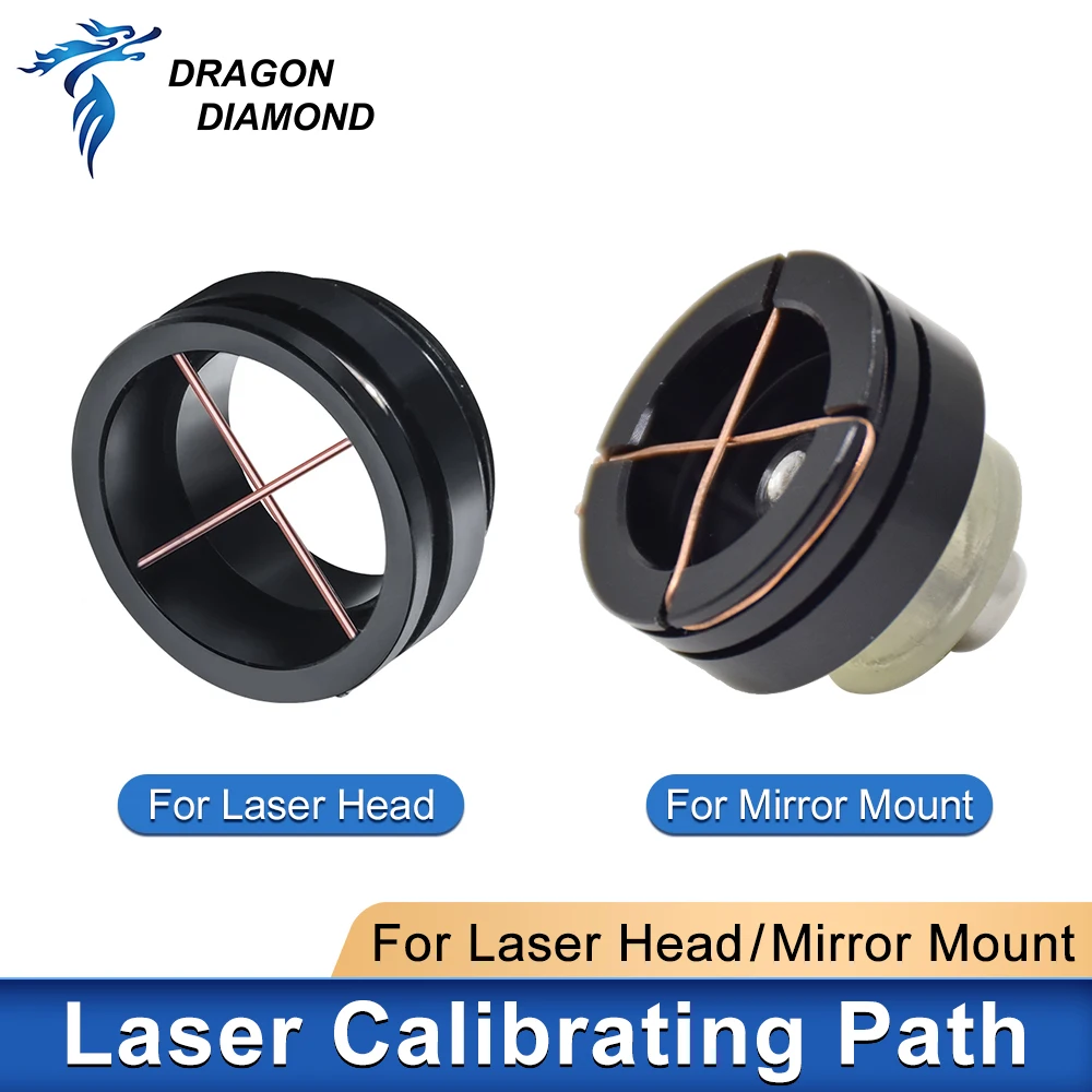 Laser Path Calibrating Device For Lens Tube Light Regulator Alignment Kit For Co2 Laser Head Mirror Mount Adjust Collimate