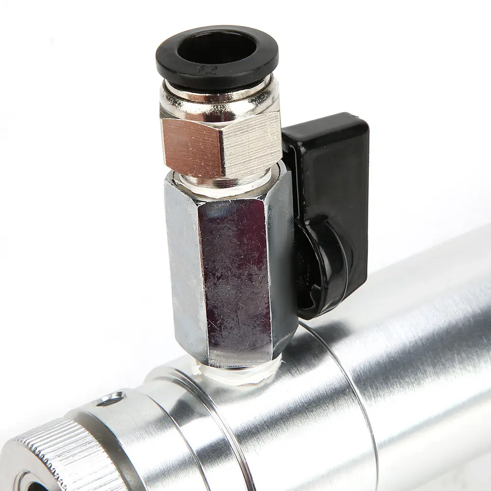 مسدس هواء بارد، مسدس تبريد جاف للهواء البارد، عملية ميكانيكية قابلة للتعديل، مسدس تبريد جاف للهواء البارد وأنبوب مرن