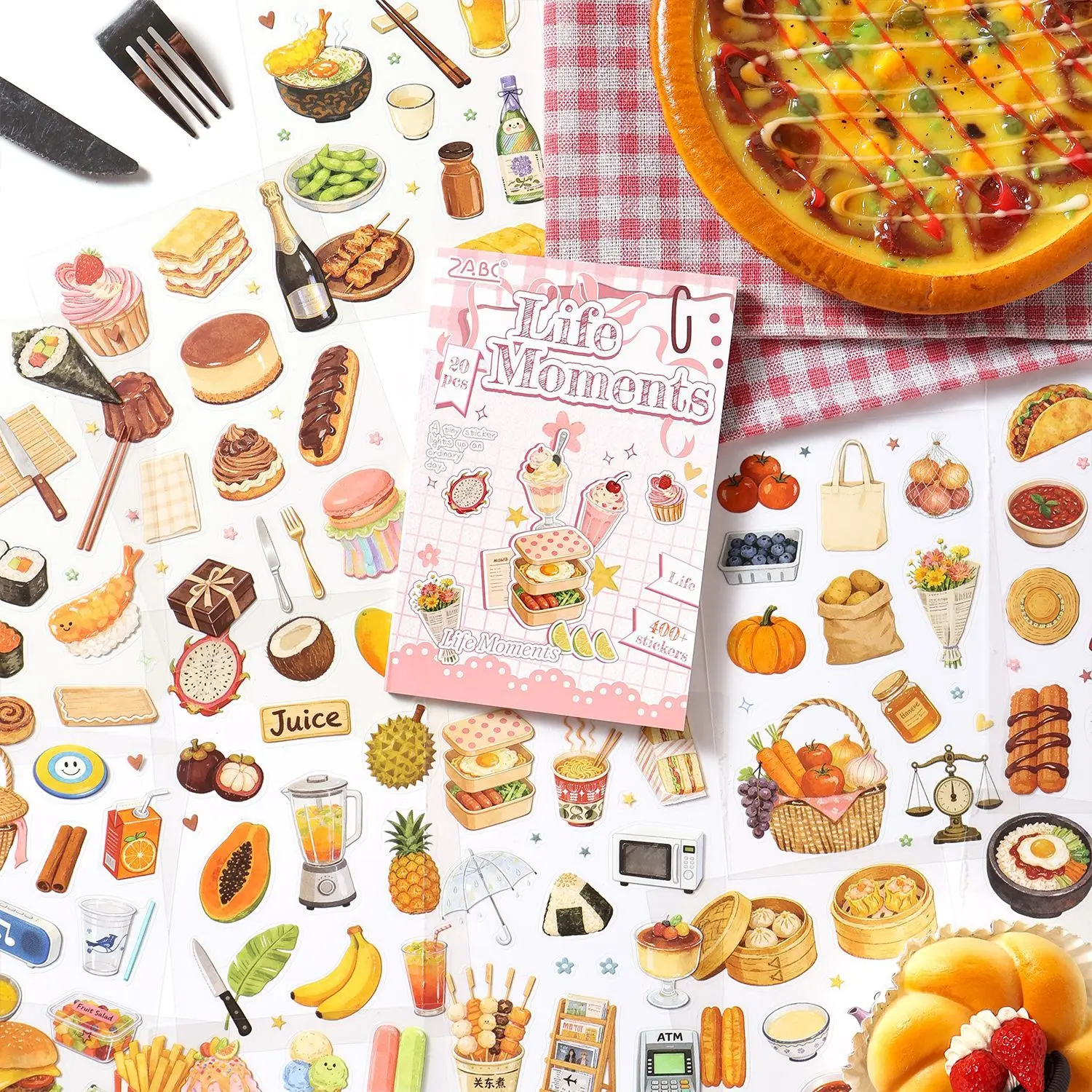 20 шт. наклеек в книге в корей – обзор и цена The Korean Lifestyle Book