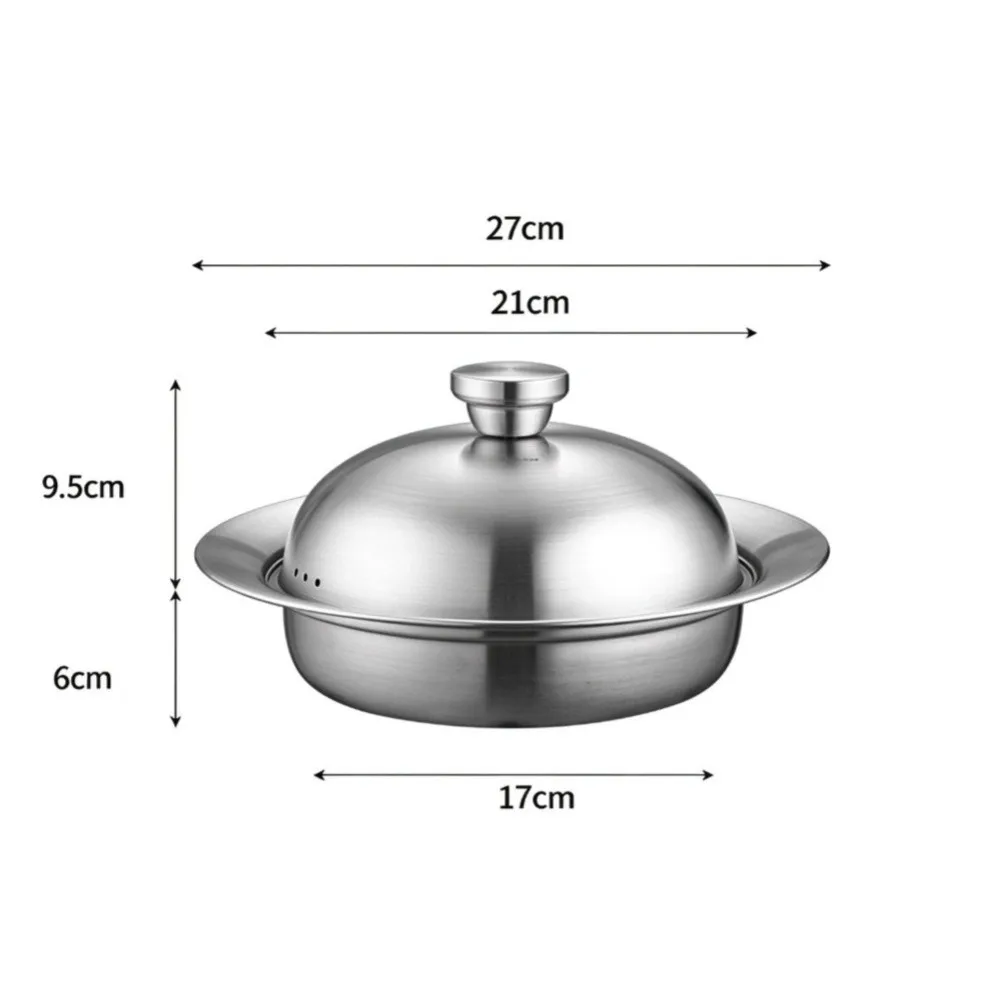 304 Stainless Steel Steaming Tray with Arched Lid for Wok Pot and Other Cookware to Enhance Steaming Efficiency