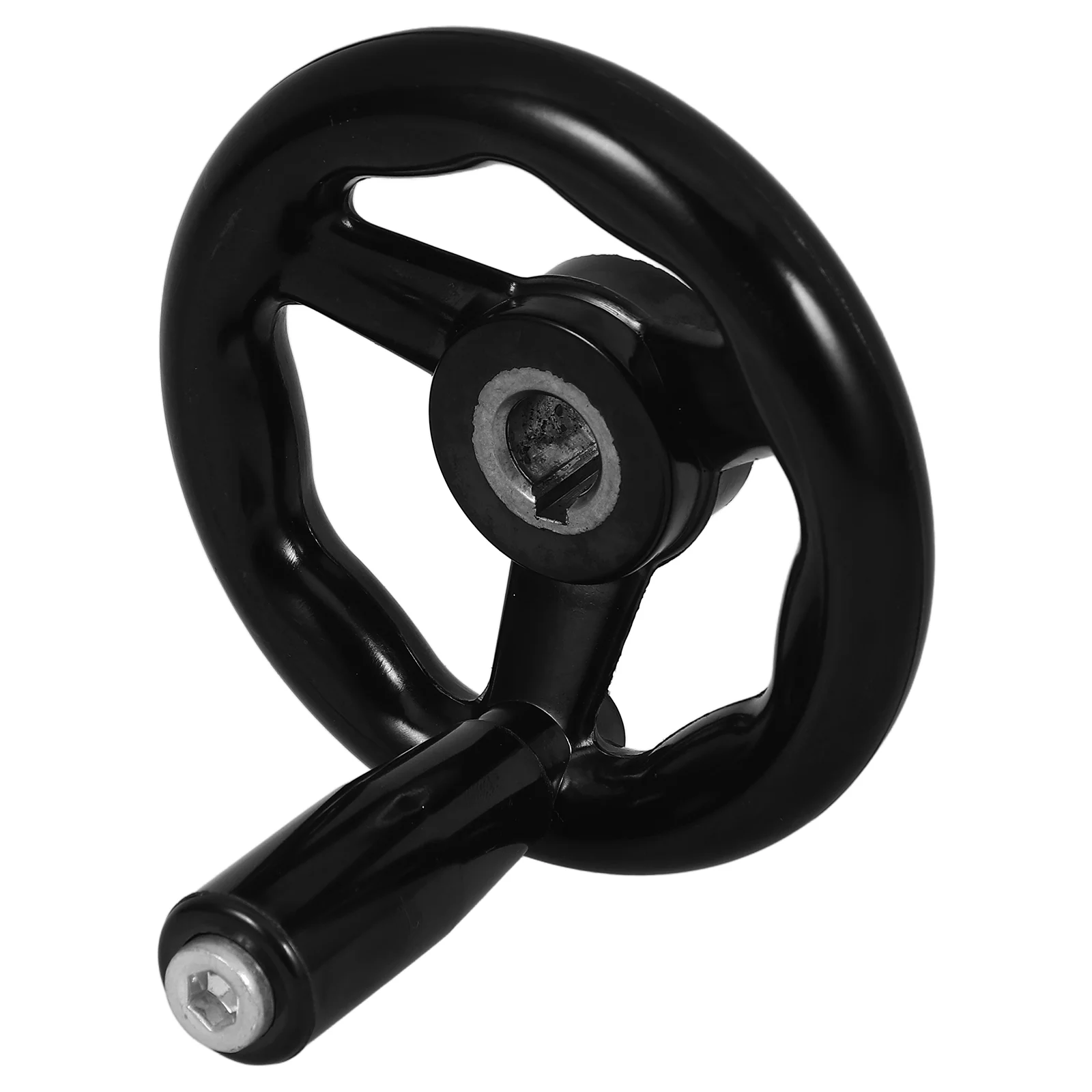 

Machine Tool Rotary Handle Disassemble Wheel Bakelite Crank Handwork Milling for Black Round with