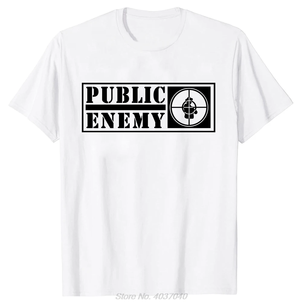 Public Enemy T-shirt Novelty Music Men T Shirt Rap Comfortable Camiseta Hombre Camisetas Summer Men Clothing Cotton Tshirt