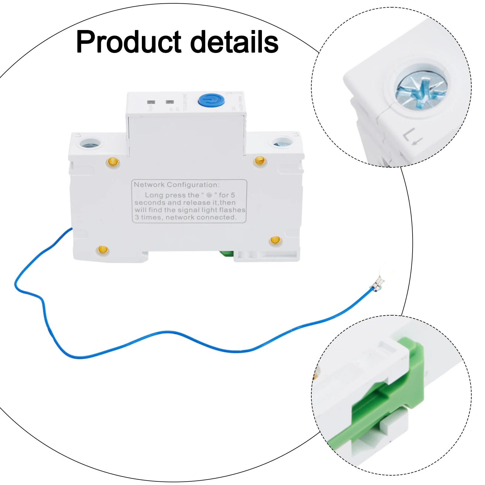 Remote Monitoring For Smart Circuit Breaker for 1p 63A with For WIFI Functionality for Efficient Energy Management