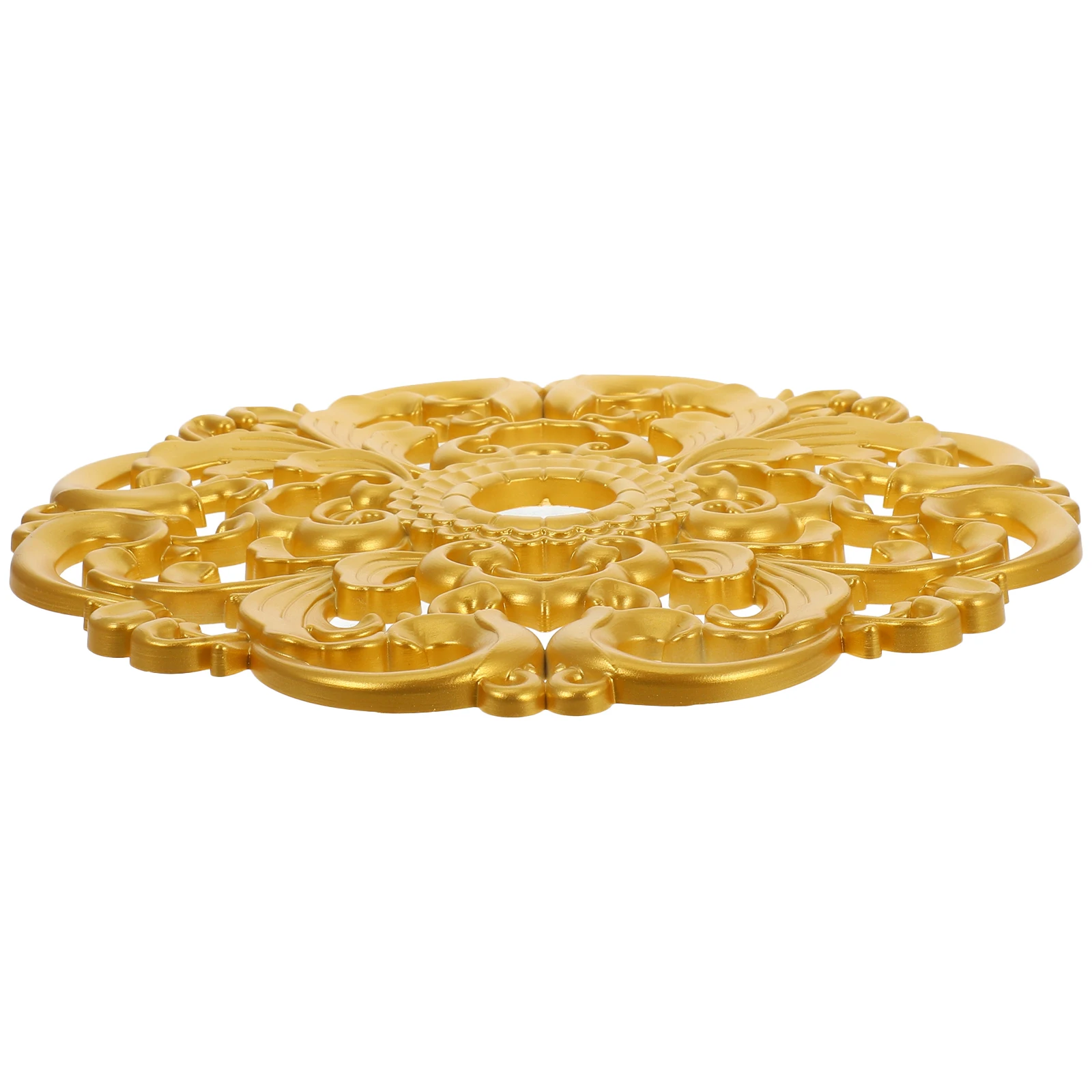 

For Home Lighting Modern Style Long Lasting Ring For Light Fixture Round Plastic Sturdy Grade Decorative Light