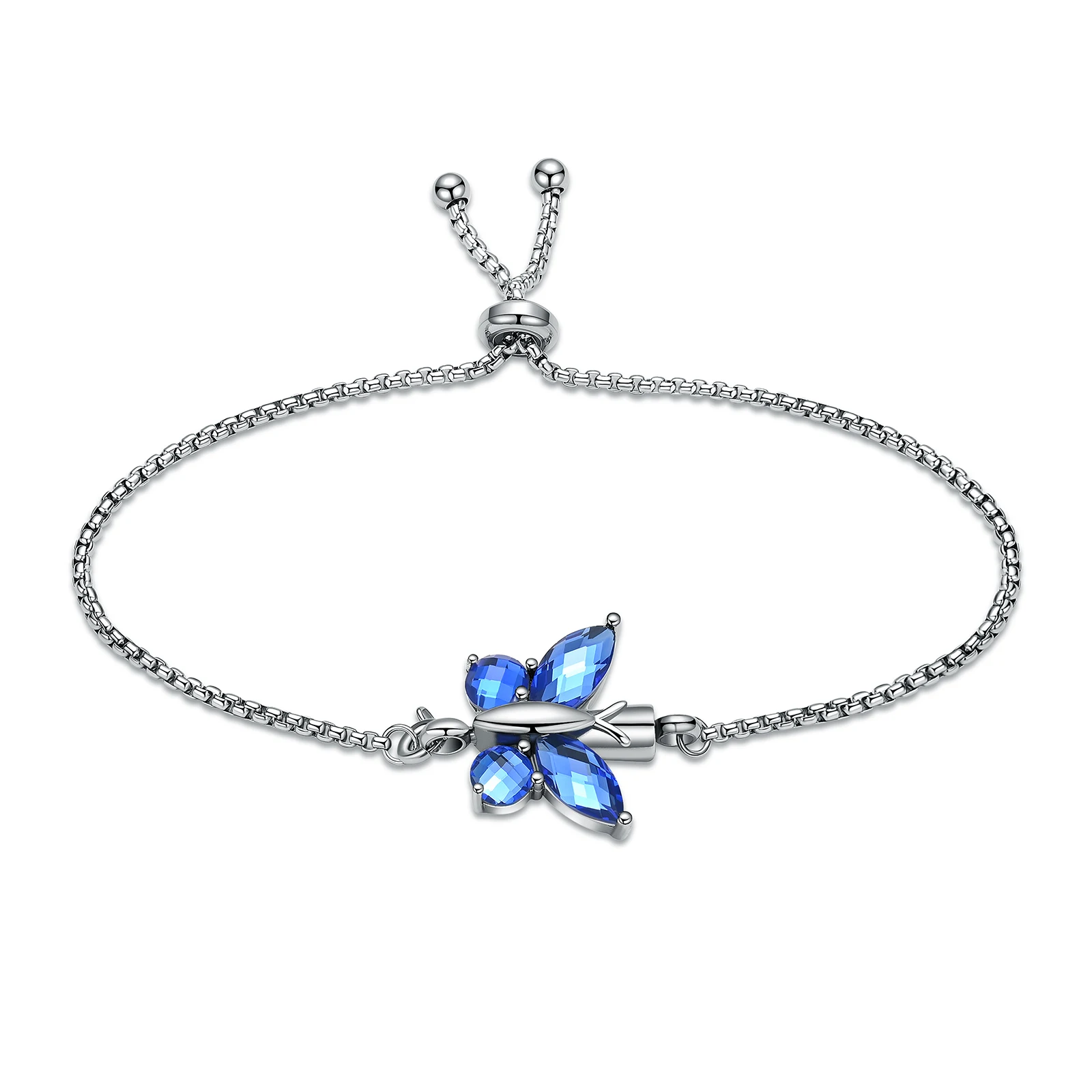 

Butterfly Cremation Jewelry Urn Bracelet for Ashes Adjustable Crystal Butterfly Memorial Bracelet for Loved Ones Keepsake Bangle