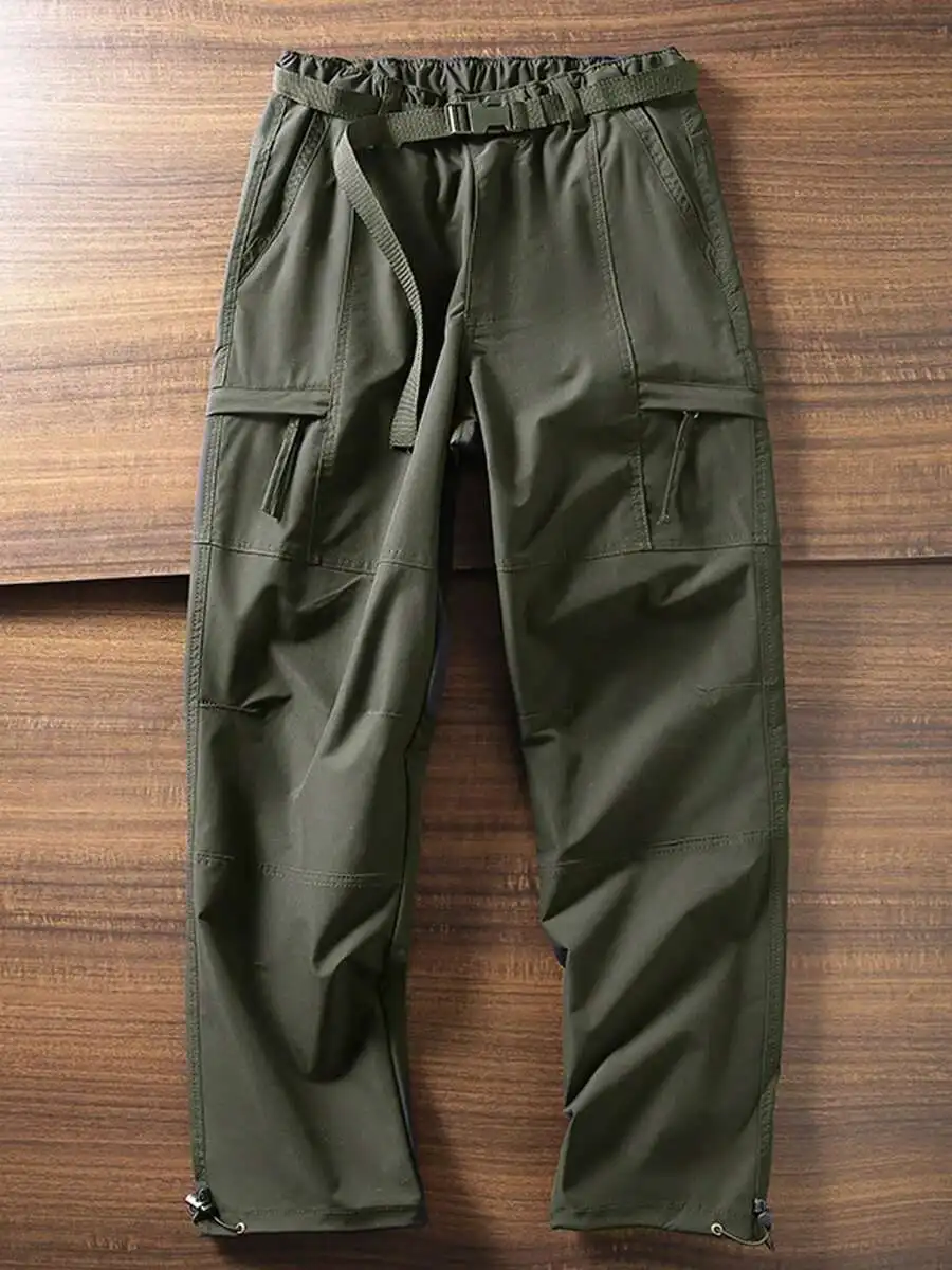 Men Cargo Pants Quick Dry Waterproof Outdoor Hiking Camping Trekking Travel