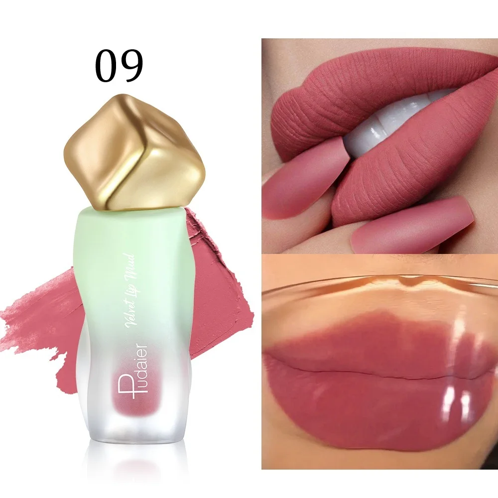 1pc Matte Lipstick, Velvet Texture, Moisturizing, Long-Lasting, Water-Resistant