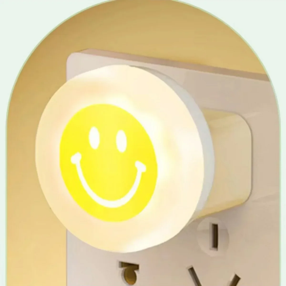 2PC LED Night Light USB Plug in Wall Night Lamp Bathroom Home Kitchen Hallway Staireway Bedroom Toilet Nightlight  LT073