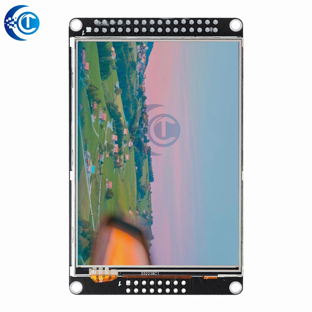 1pcs 3.2-inch TFT LCD with Resistive Touch Screen - ILI9341- STM32F407VET6 Development Board Black