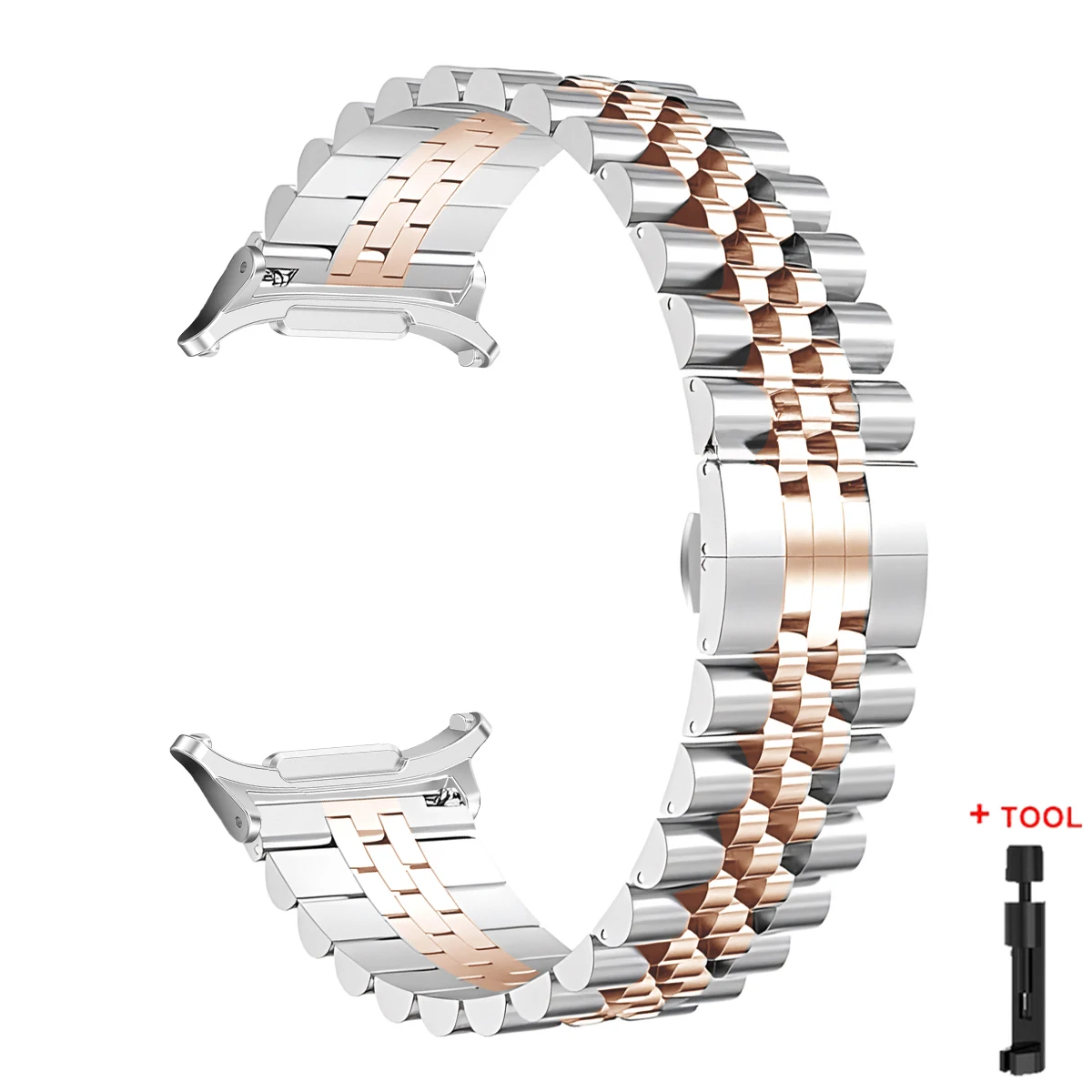 Stainless steel Strap for Samsung Galaxy Watch 8-7 Ultra 47mm Metal Butterfly buckle Belt for Samsung Galaxy Watch Ultra Strap