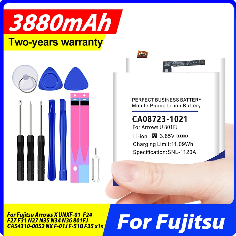 AAN29444 RA07002-1091 Battery For Fujitsu Arrows X UNXF-01 F24 F27 F31 N27 N35 N34 N36 801FJ CA54310-0052 NX F-01J F-51B F35 x1s