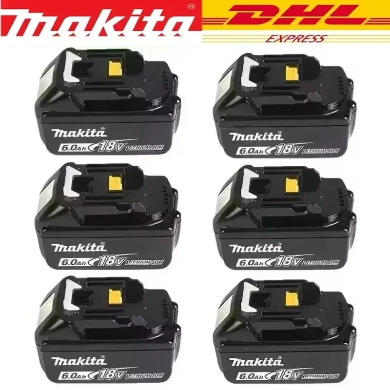 

2025 original Makita 18V BL1860 BL1850B BL1850 BL1840 BL1830 Screwdriver Battery & Charger 18v Replacement Power Tool Batteries.
