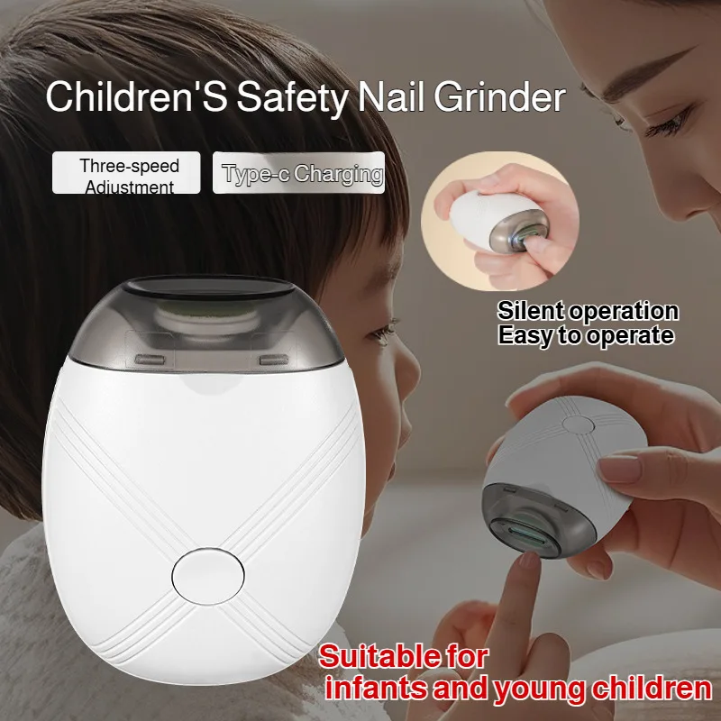 

Automatic Usb Rechargeable Electric Manicure Sharpener Nail Trimmer Baby Manicure Tool Set Silent Operation User-friendly Handle