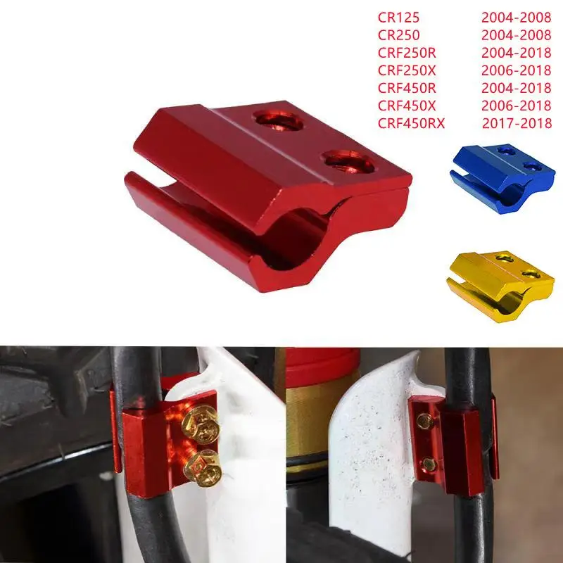 

●Motorcycle Front Brake Line Holder Hose Clamp Replacement Motorcycle Accessories For CR125/250 CRF250R/250X CRF450R/450X/450RX