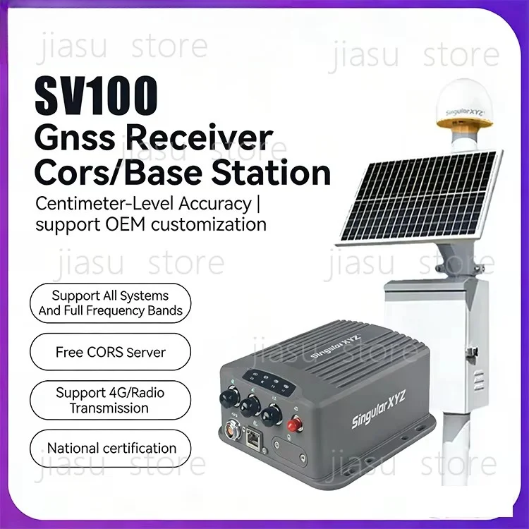 SingularXYZ SV100 RTK GNSS Receiver CORS VRS System Ntrip Reference Station