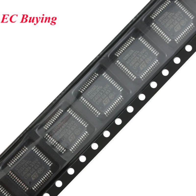 5Pcs/1pc STM32L051C8T6 STM32L051 STM32 L051C8T6 STM32L 051C8T6 LQFP-48 ARM Cortex-M0+ 32-bit Microcontroller MCU IC Chip
