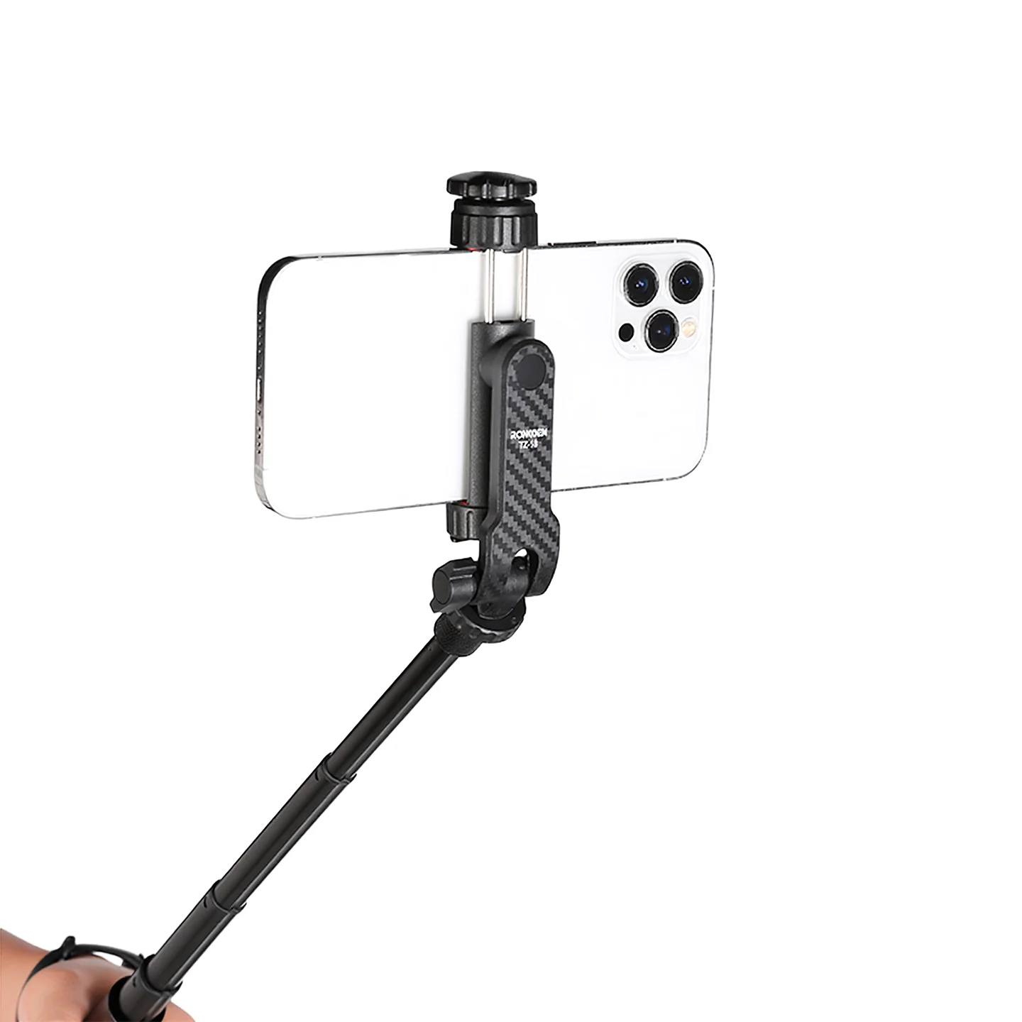 Ronkoen TZ-18 For Samsung iPhone Xiaomi Cellphone Universal 360° Mobile Phone Clip Holder for 1/4 Screw Tripod Mount Adapter Sb1cb4a3929f5481c85128fd69597916ca