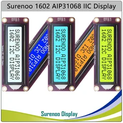 162 16X2 1602 AIP31068 Seriale I2C IIC Carattere Modulo LCD Schermo di visualizzazione LCM per Arduino RaspBerry Pi PICO ESP32 Jetson Nano