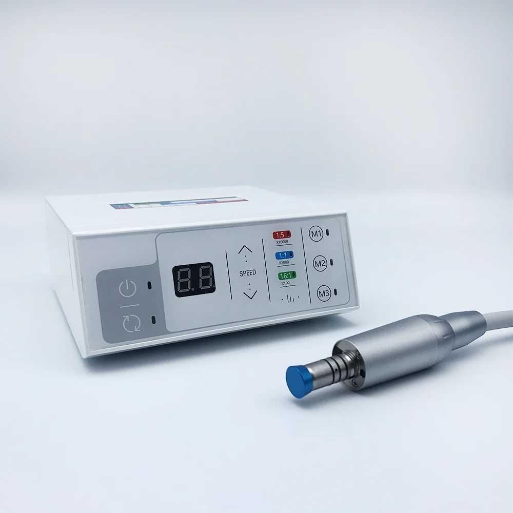 Dental Brushless Electric Dental LED Micro Motor Work With 1:5 1:1 16:1 Contra Angle Hight And Low Speed Handpiece