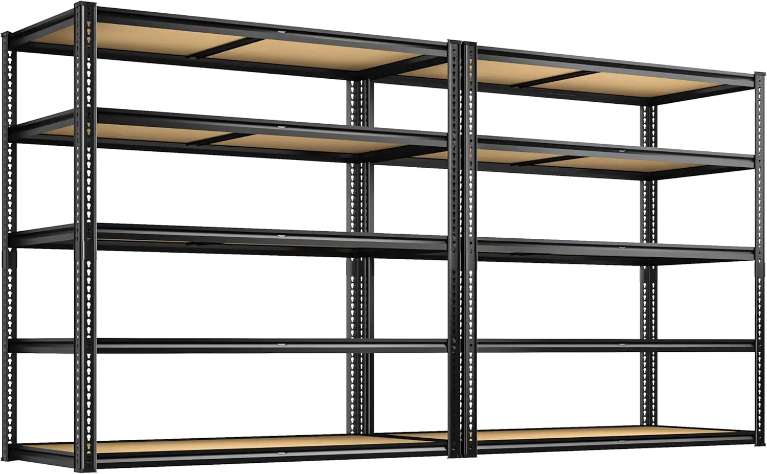 

Стеллажи для хранения 2300 фунтов, сверхпрочные, 5-ярусные, для гаража, регулируемые металлические стеллажи, универсальные полки-стойки для