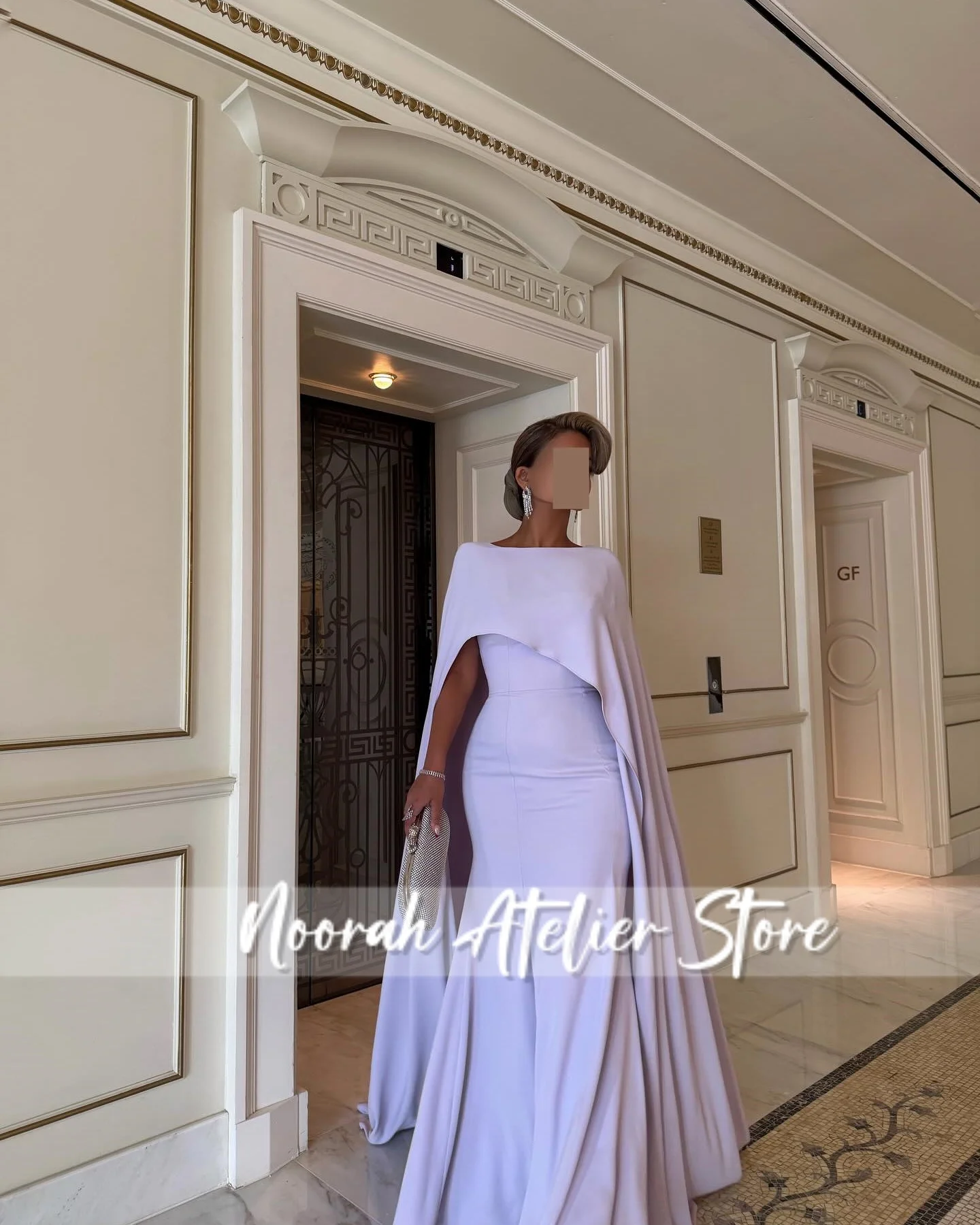 

Elegant Purple Overskirt Mermaid Luxury women's Evening Dress 2025 Lilac floor-Length Wedding Gown Saudi Arabia Long Customized