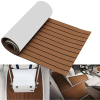 Self-Adhesive EVA Foam Marine Boat Yacht Flooring Faux Imitation Teak Sheet Pad Boat Decking Decor Mat 2400x600x6mm