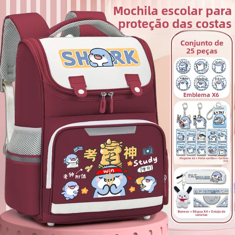 fifi-shark-collaborative-edition-large-capacity-spine-protective-dual-shoulder-backpack-for-girls-cartoon-high-aesthetic-value